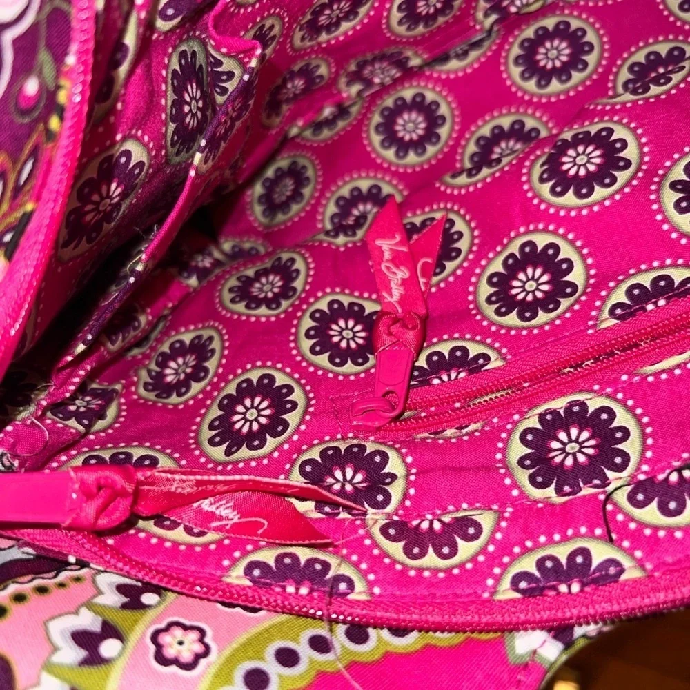 Vera Bradley Fuchsia and Plum Floral Design